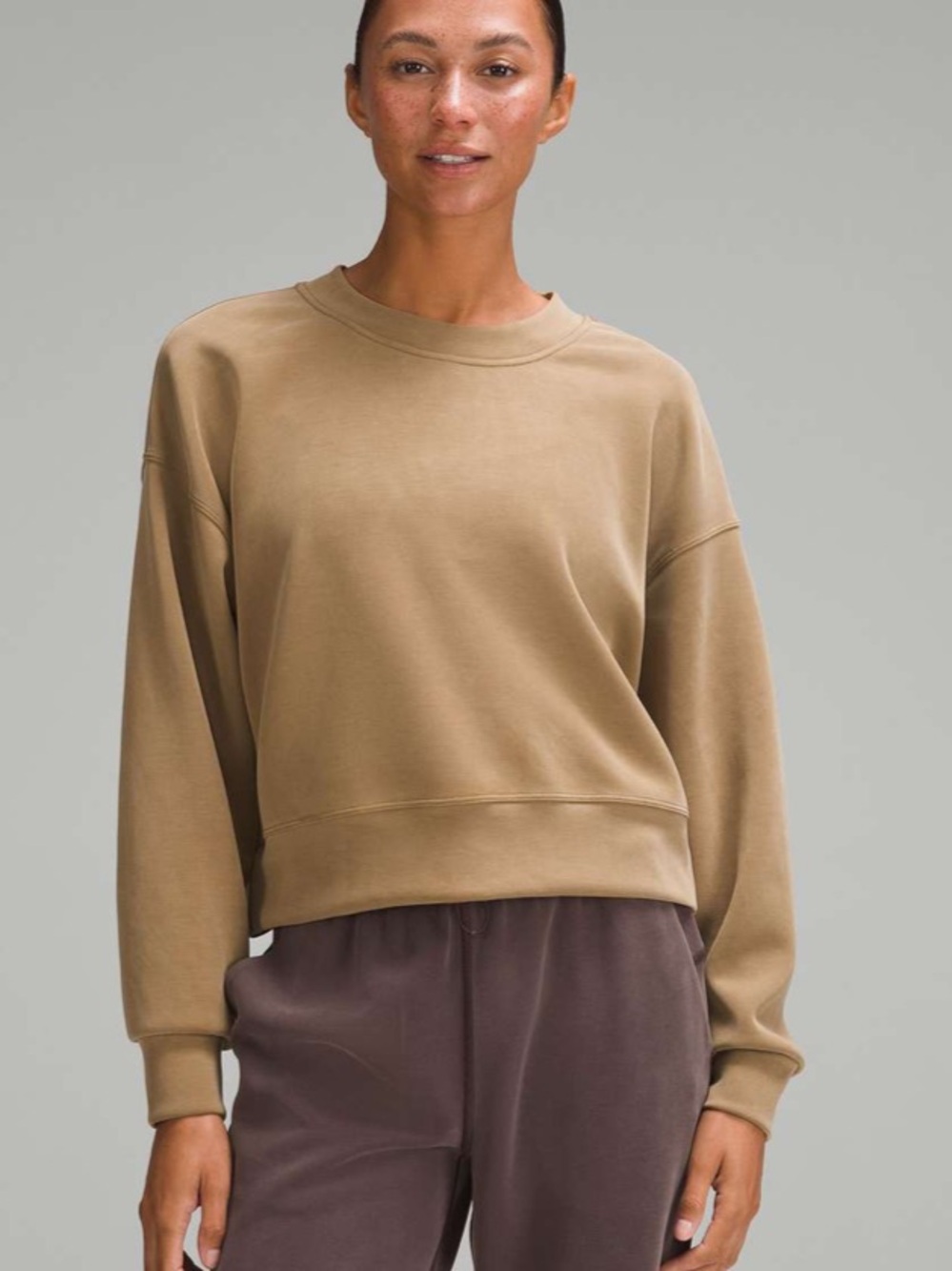 Lululemon Softstreme Perfectly Oversized Cropped Crew